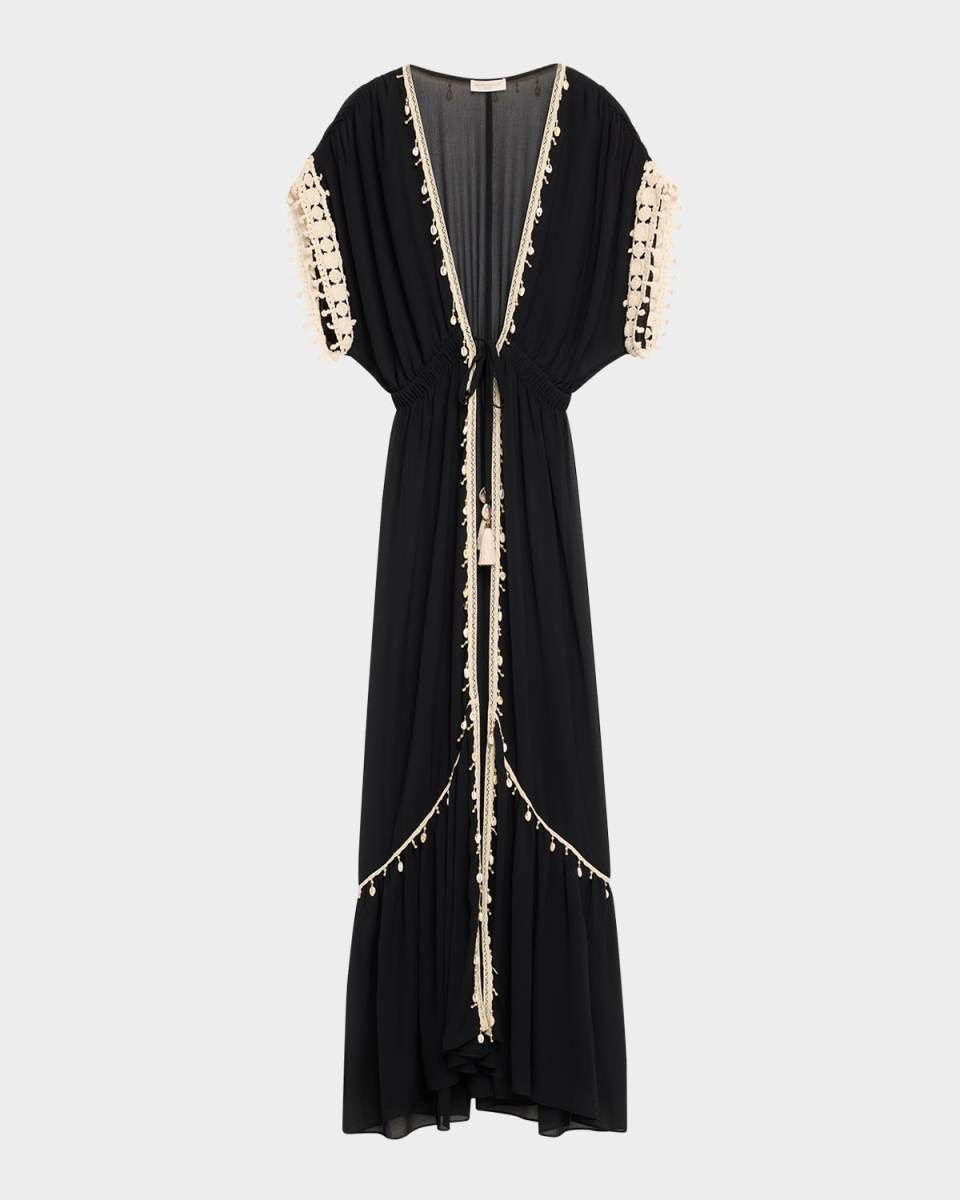 Nikolai Semi-Sheer Maxi Coverup